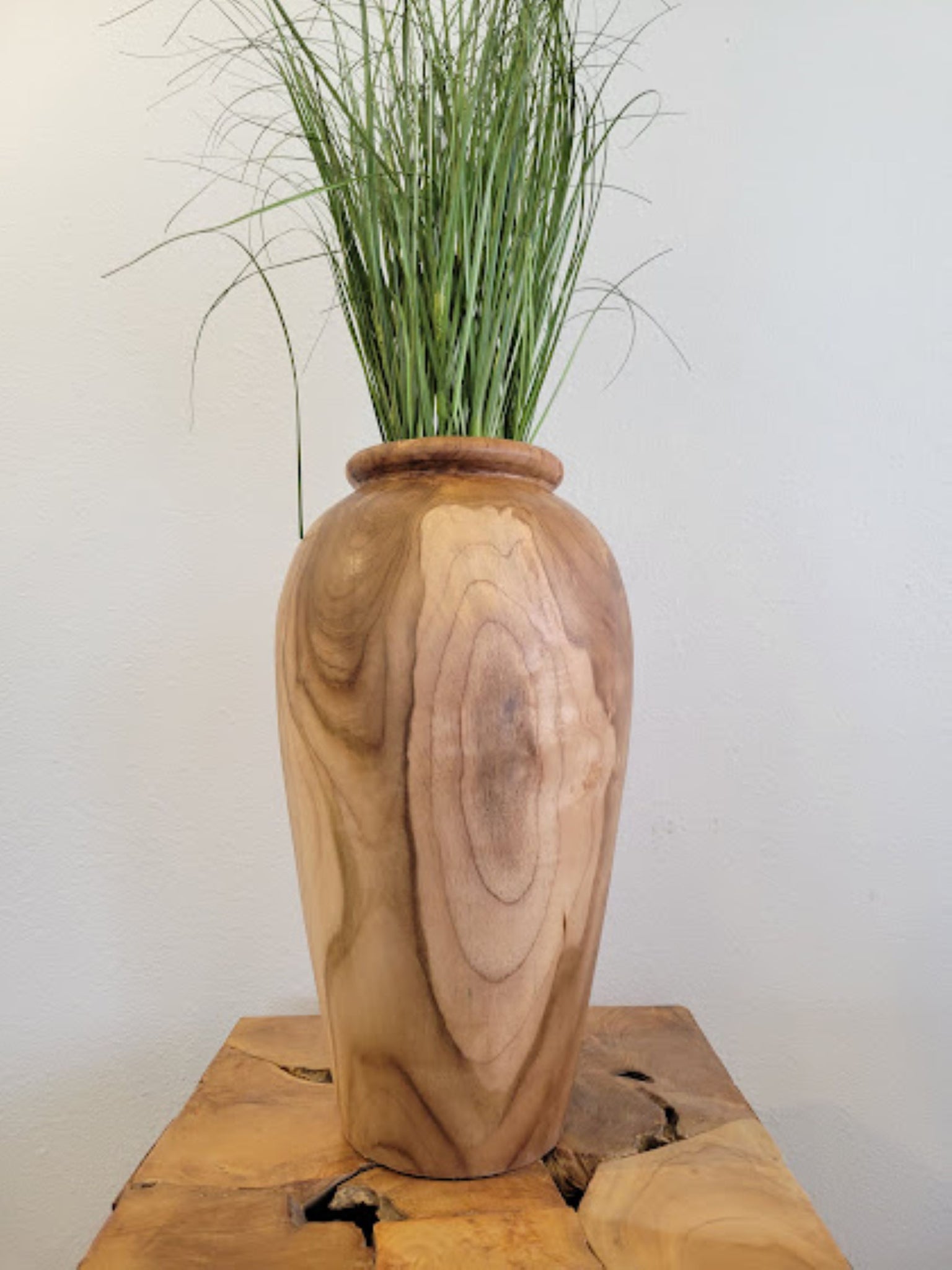 Large Teak Root Vase
